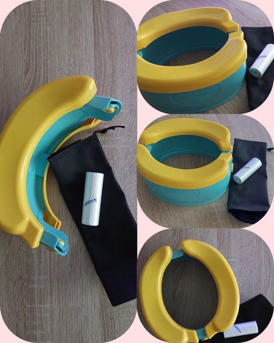 Nocnik turystyczny, składany.
Przenośny nocniczek dla dziecka, podróżn