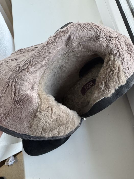 Зимові натуральні замшеві чоботи