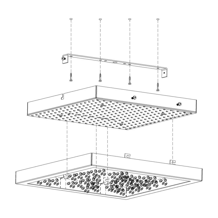 EGLO lampa sufitowa plafon LED chrom kryształki