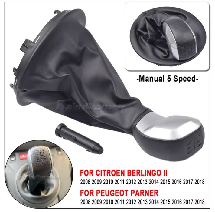 Moca/ punho/ Manete/ Alavanca Mudanças = Citroen/ Peugeot ( NOVAS )