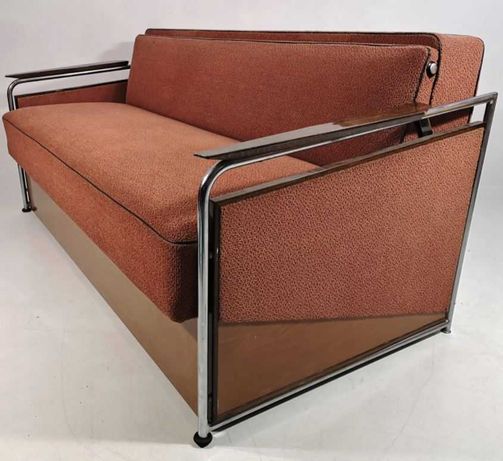 Rozkładana kanapa z lat 60 - CHROM