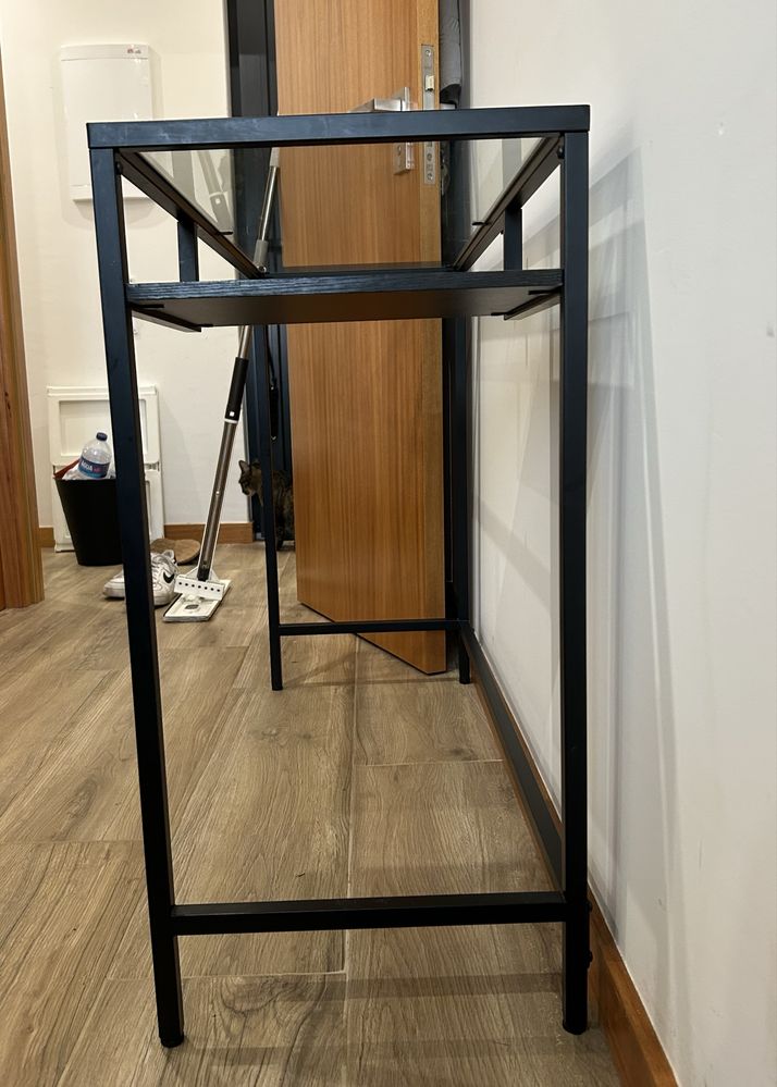 Secretaria de vidro ikea