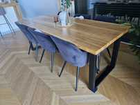 Stół dębowy lity loft