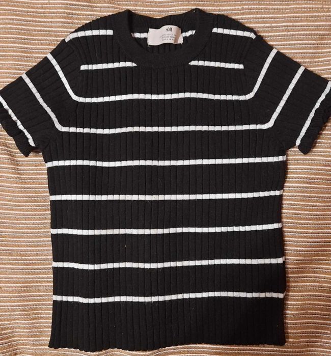 кофта 110/116 трикотаж топ H&M футболка