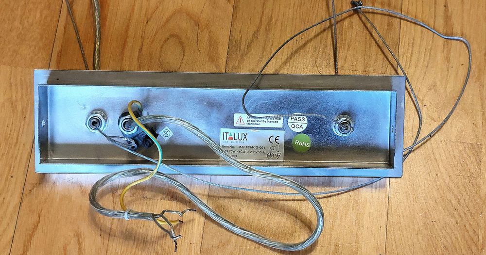 Żylandor 4 kule ITALUX. Żarówki PAR 35