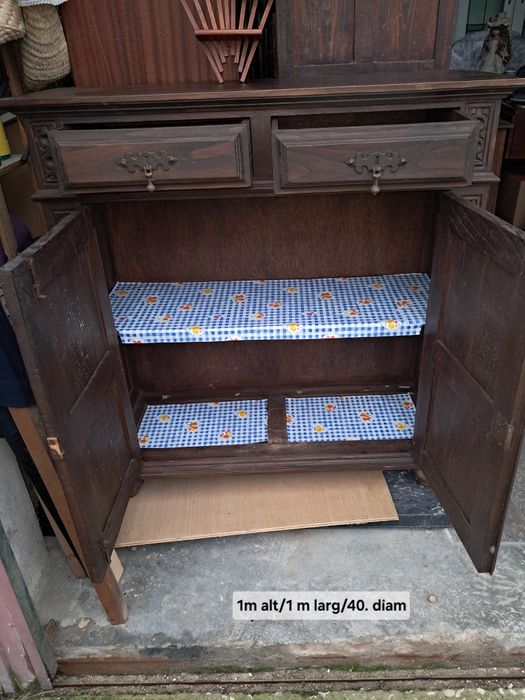 Móvel sapateira rústico em madeira