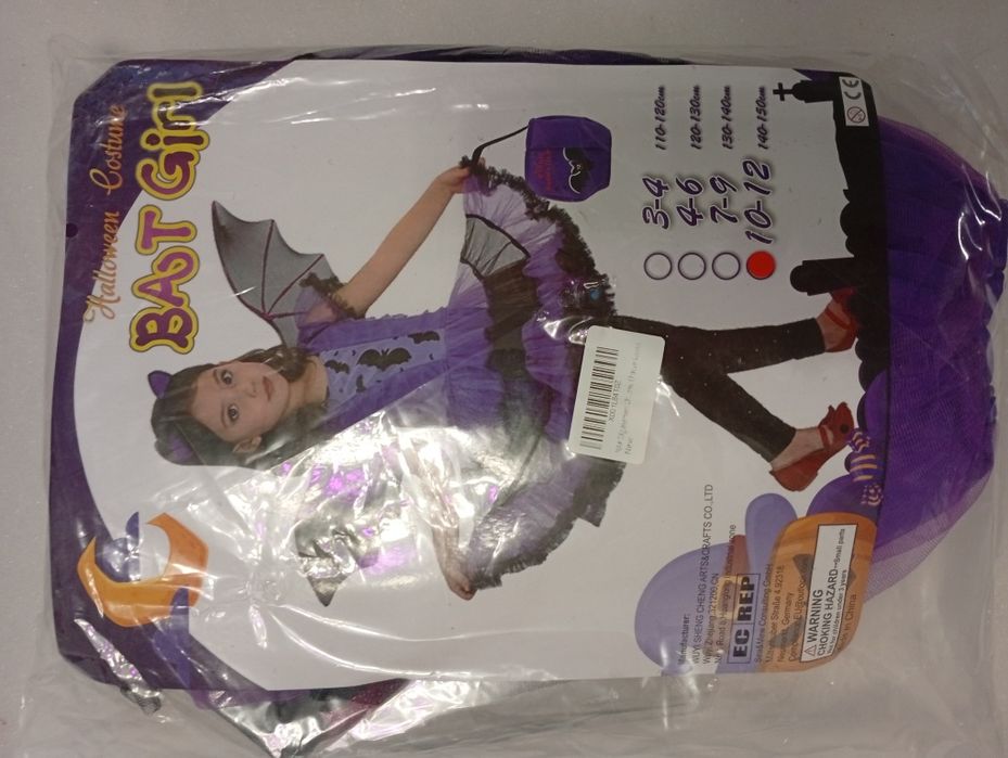 Strój przebranie haloween dla dzieci i dorosłych