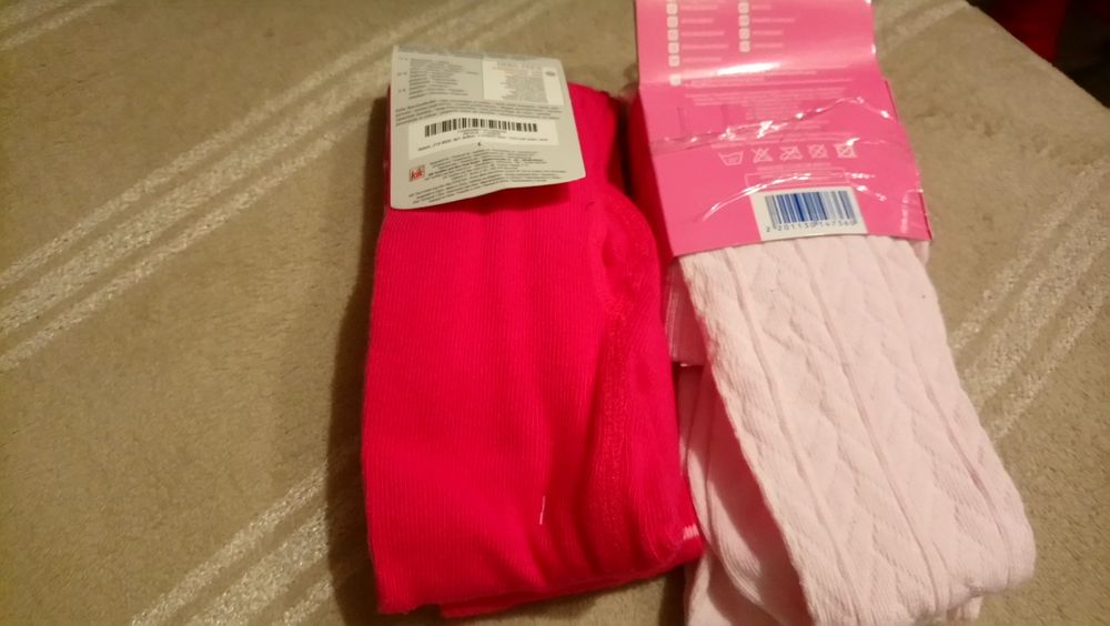 Rajstopy dziewczęce 122/128 nowe