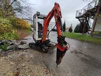Minikoparka Kubota KX41- 3V+ 2 łyżki