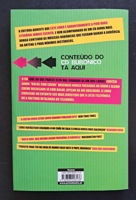 Livro "Bolas com creme"