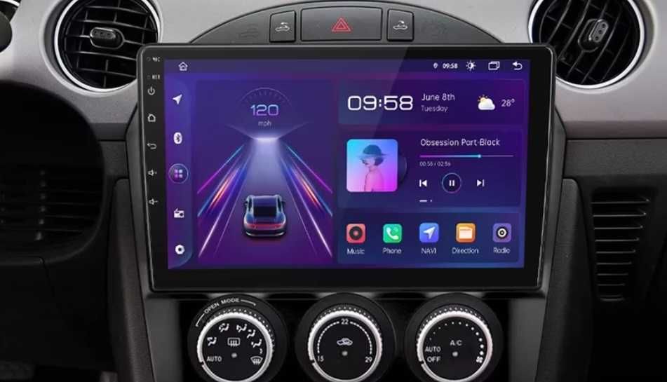 Mazda MX-5 MX5 Miata 2005 - 2014 radio tablet navi android gps