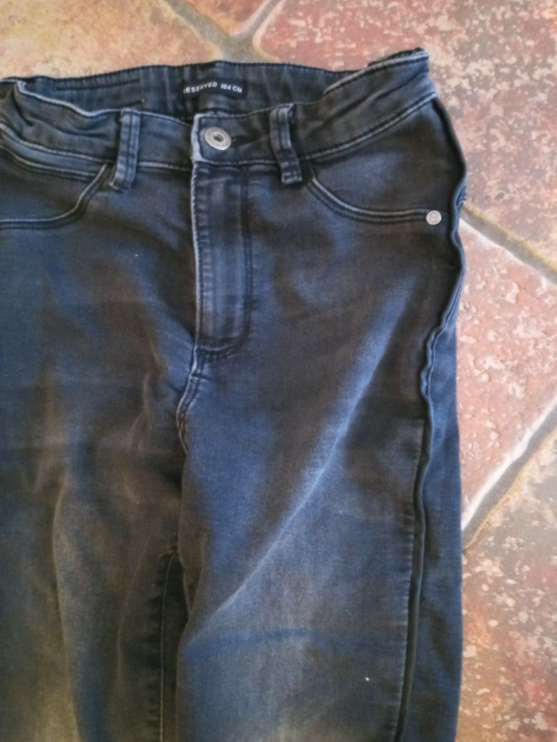 Reserved dziewczęce spodnie dżinsy r. 164