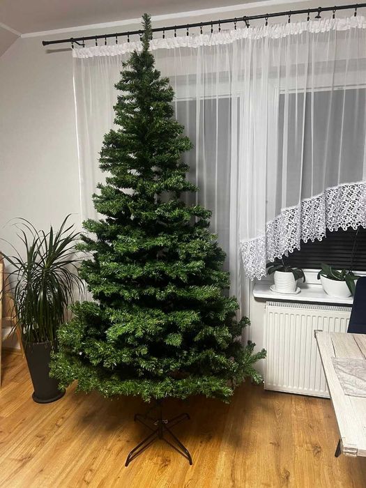 Choinka Sztuczna Diamentowa – Gęsta, Jak Żywa – 220 cm
