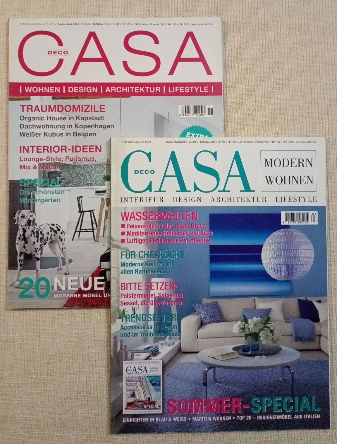 Журнали Bravacasa, Cose Di Casa, Casaviva, Casa Deco, Інтер'єр, Декор