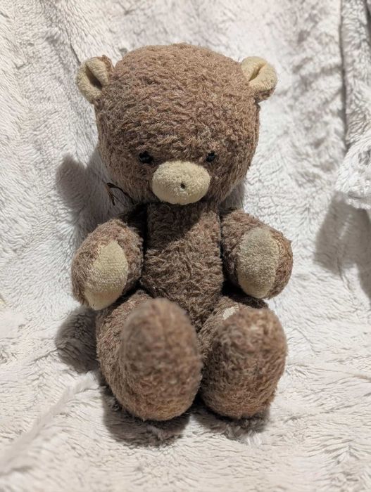 Stary miś trociniak maskotka teddy bear prl