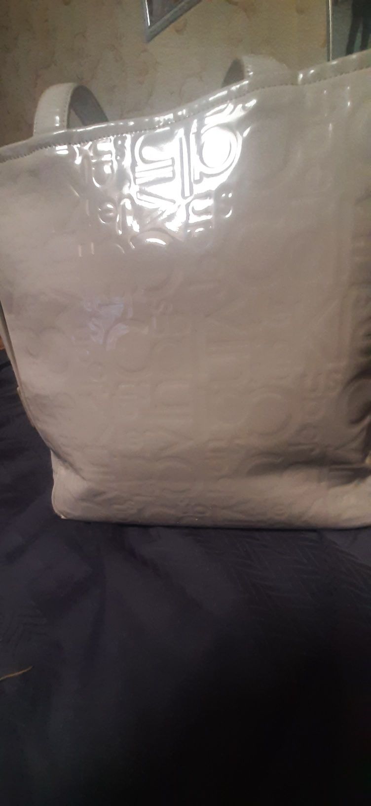 Сумка Calvin Klein  лаковая большая Original