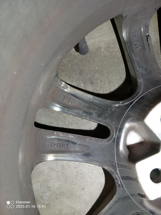 Felgi opony zimowe 195/50 r16 felgi dunlop 7j 16 et38 5x100 seat skoda