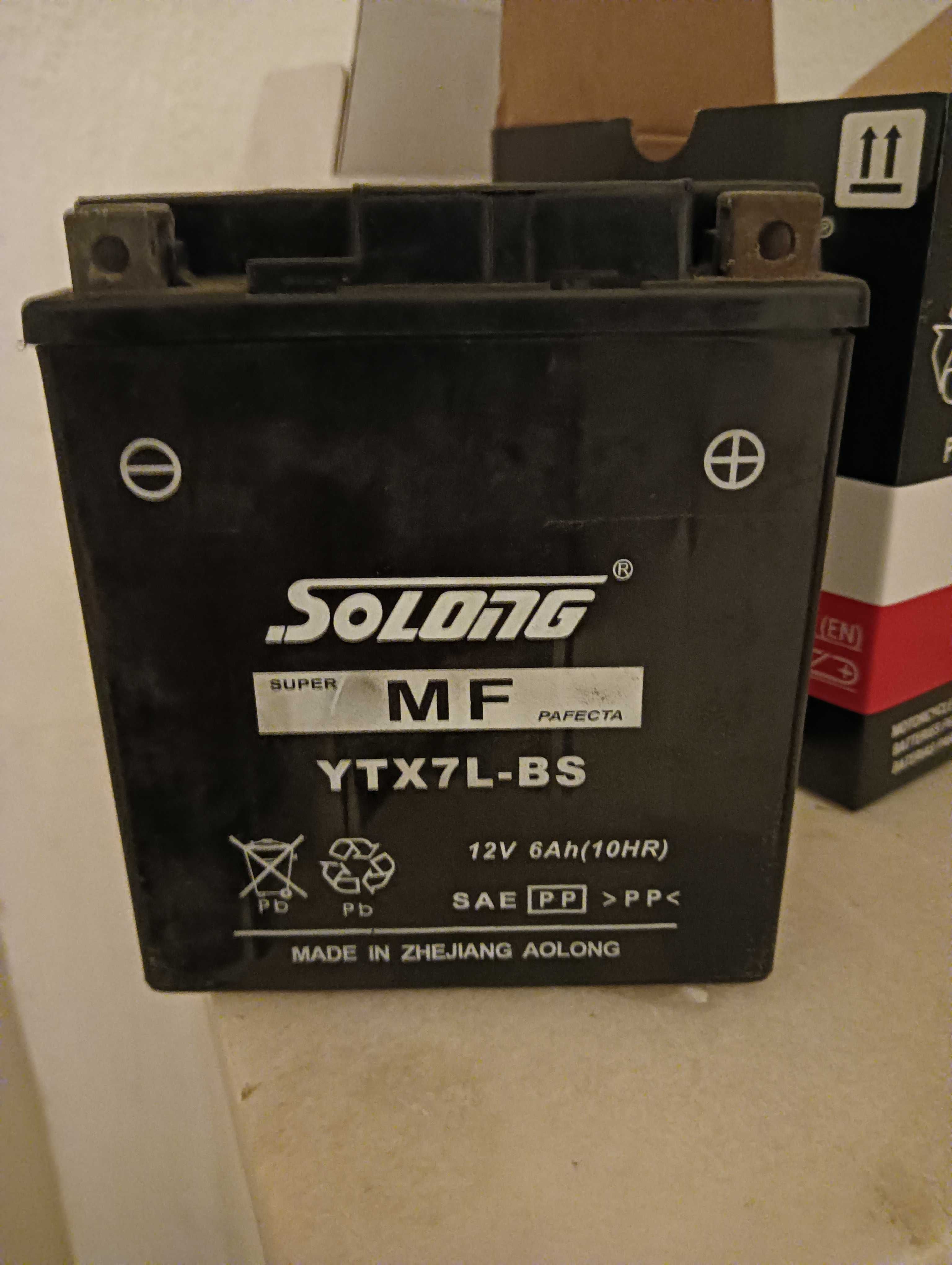 Bateria moto usada