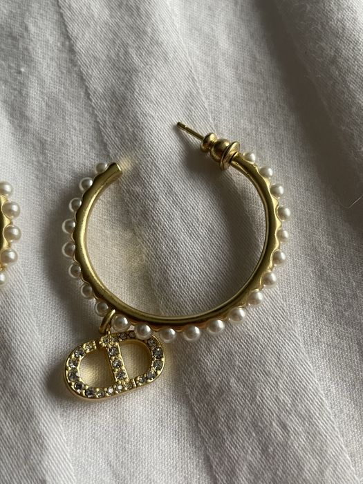 Kolczyli marki premium Nowe Dior