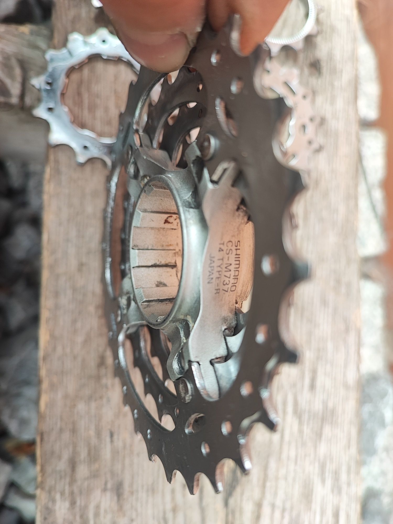 Kaseta rowerowa Shimano Deore XT M737 8s retro mtb