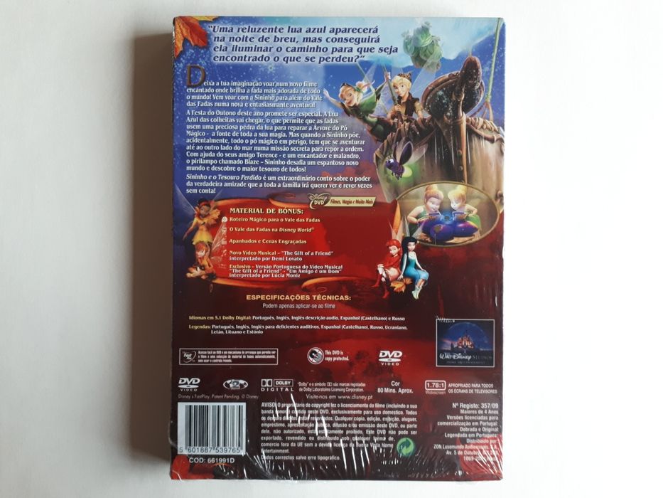 DVD Sininho / Homem Aranha 3 (Selados)