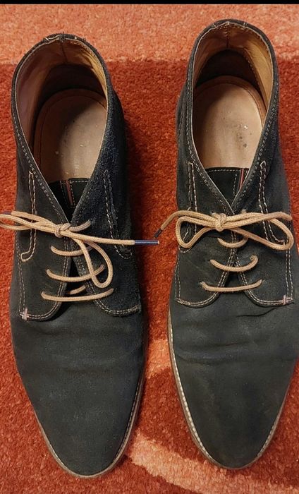 Buty męskie zamsz, skóra Tommy Hilfiger rozm. 45