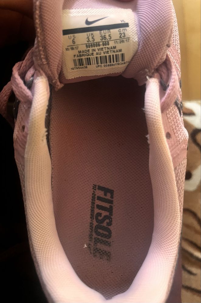 Buty ròźowe Nike Running