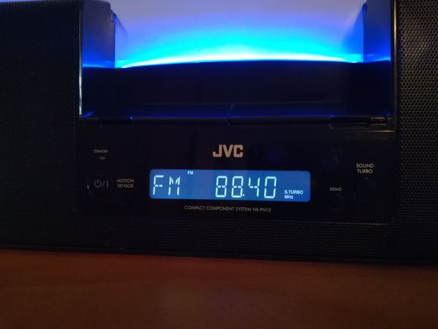Radio mini wieża JVC z iPod