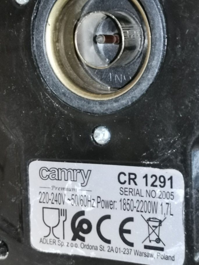 Czajnik LED Camry Adler CR1291 z regulacja temperatury USZK