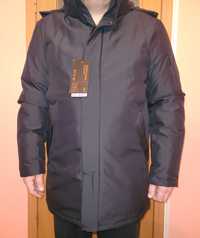 НОВА! Продам чорну чоловічу зимову куртку Zaka, не Zara, 58 розмір