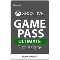 Kod aktywacyjny Xbox Game pass ultimate na 3 miesiące.