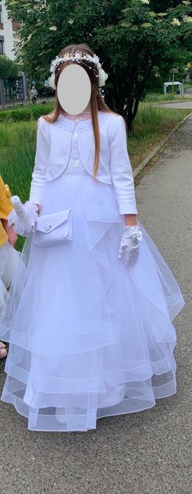 Sukienka  biala komunia