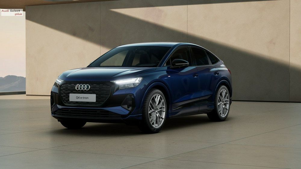 Audi Q4 e-tron 40_MatrixLED_VirtualCockpit_SoundSystem_Asystenci_Kamera_ACC_S line_