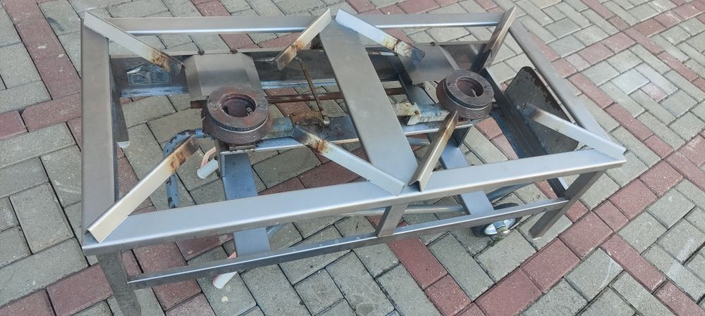 Taboret gazowy dwupalnikowy