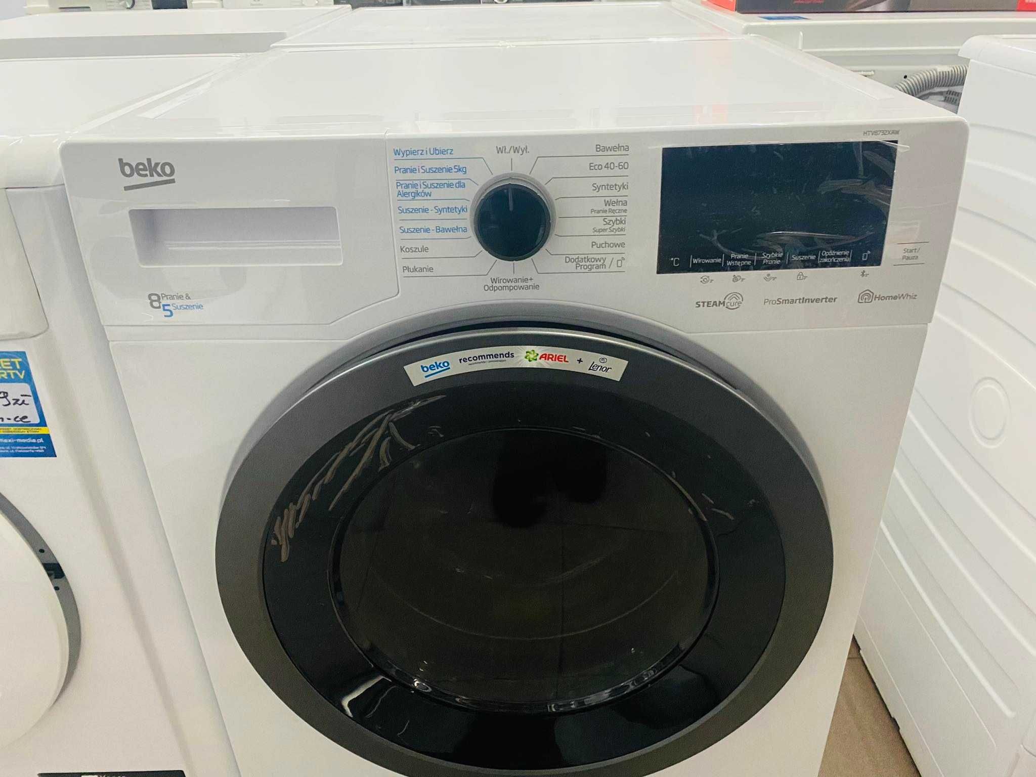 Pralko suszarka Beko Poj. pranie/suszenie [kg]: 8/5 kg 1400[obr/min]