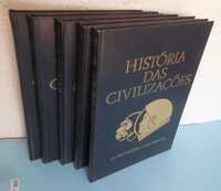 História das Civilizações : 5 volumes, capa dura em grande formato