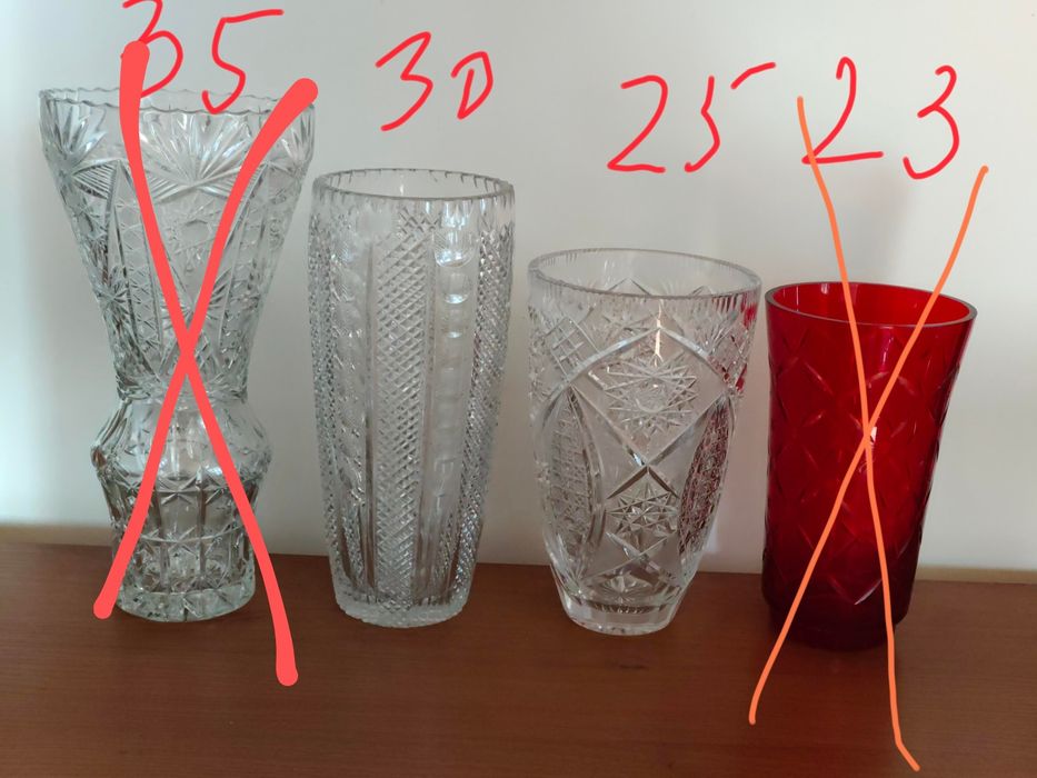 Графін Богємія  та стакани
