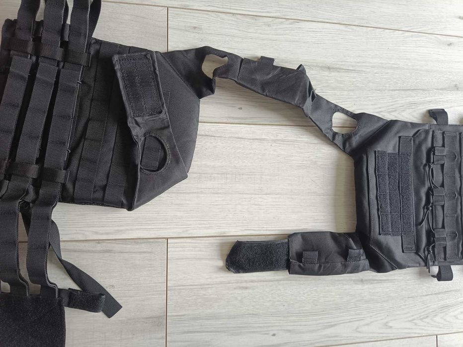 Kamizelka taktyczna koloru czarnego. Dla policjanta , ochrony. Moll