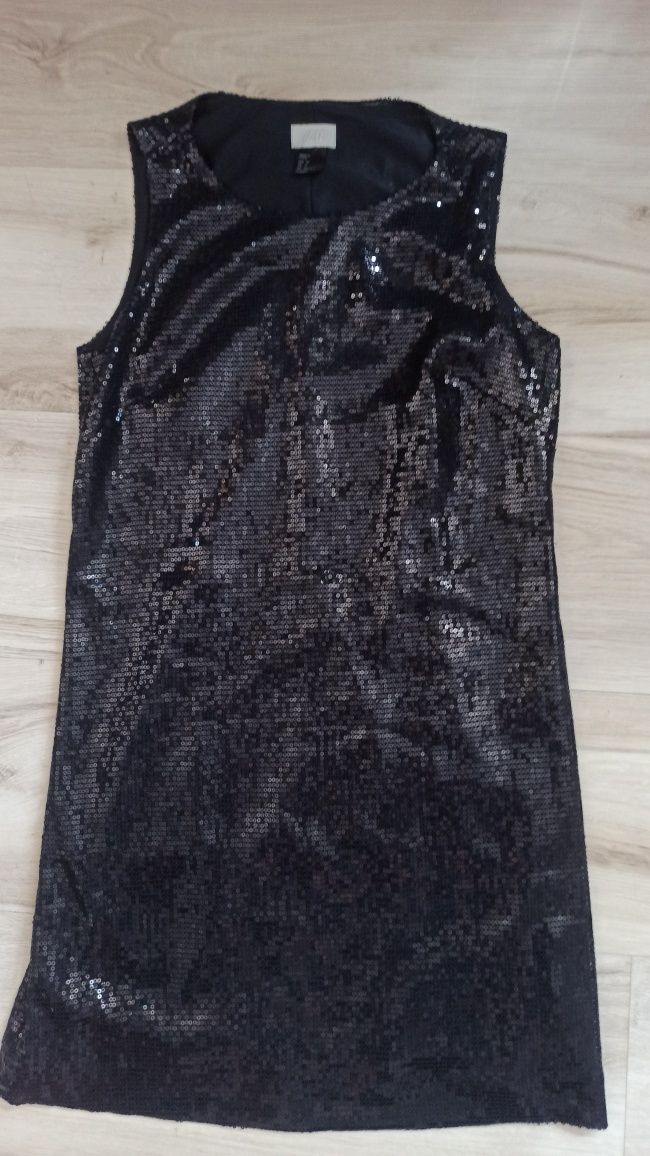 Sukienka wieczorowa w cekinki 34 H&M