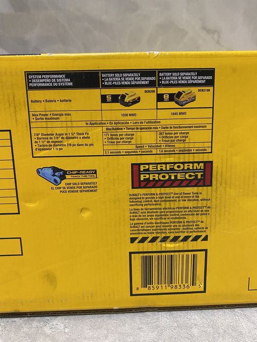 DeWALT DCD447 безщітковий надпотужний дриль 1845W привезено з США