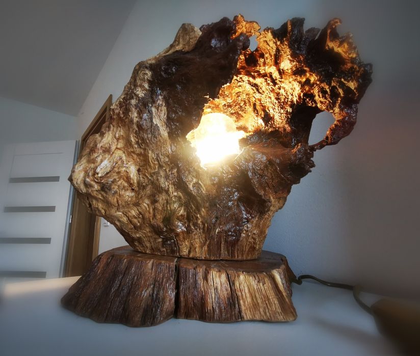 Lampa lampka własnoręcznie wykonana
