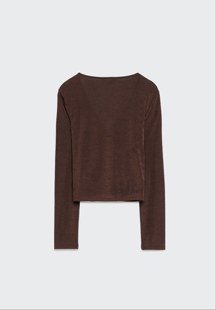Топ з довгим рукавом Stradivarius