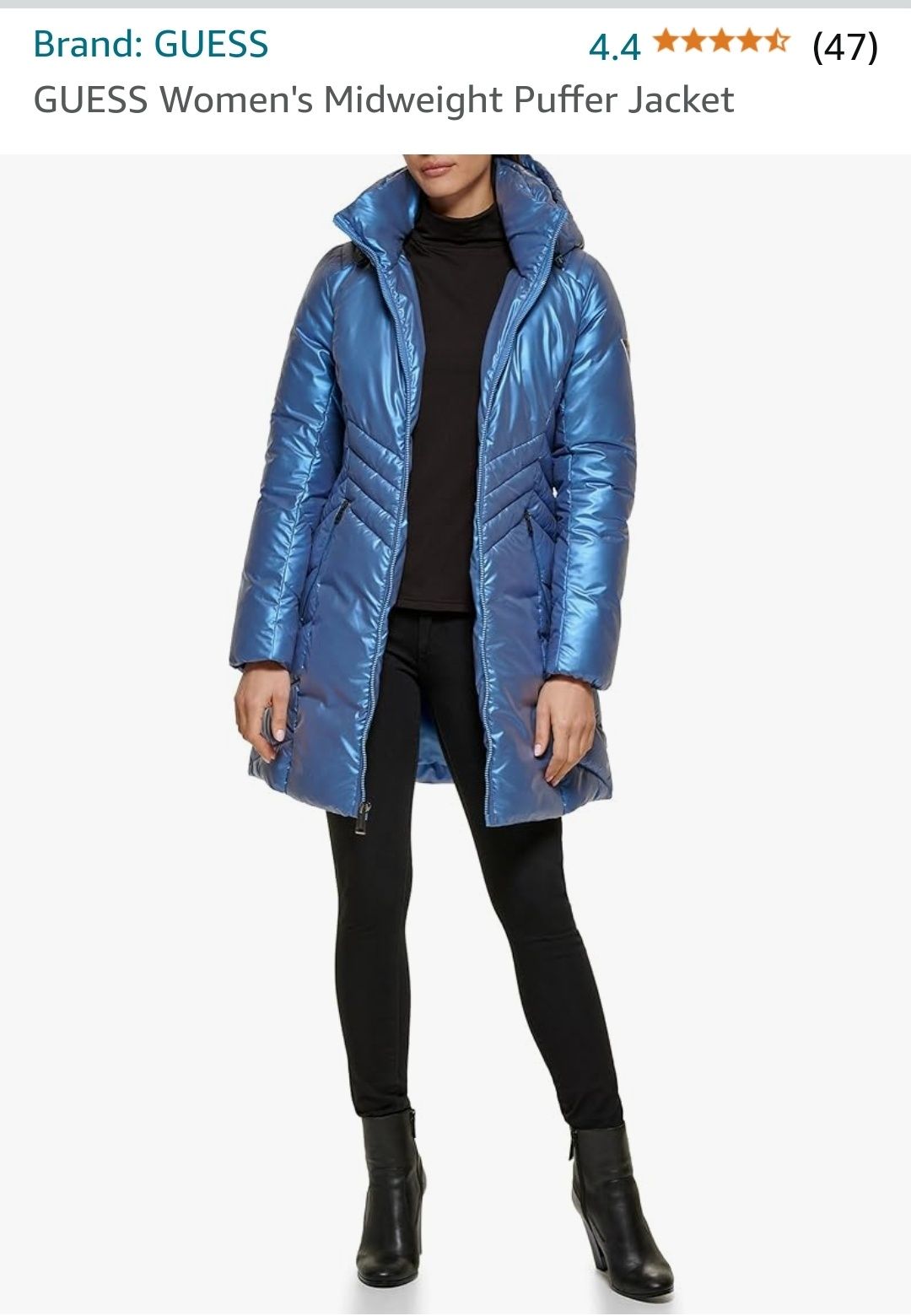 Куртка пальто пуховик GUESS  Размер M и L  Оригинал Гесс klein