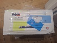 2 opakowania pampersów seni super small