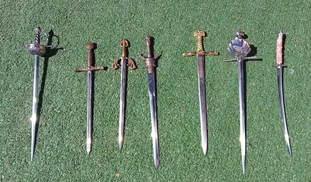 Replica mini espadas coleção