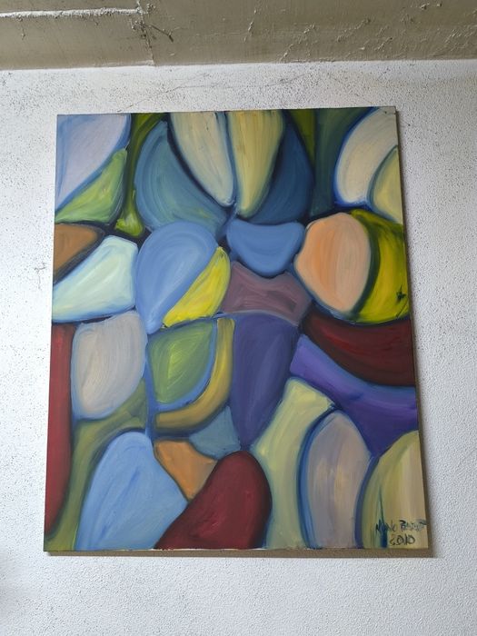 Tela pintura abstracta a oleo