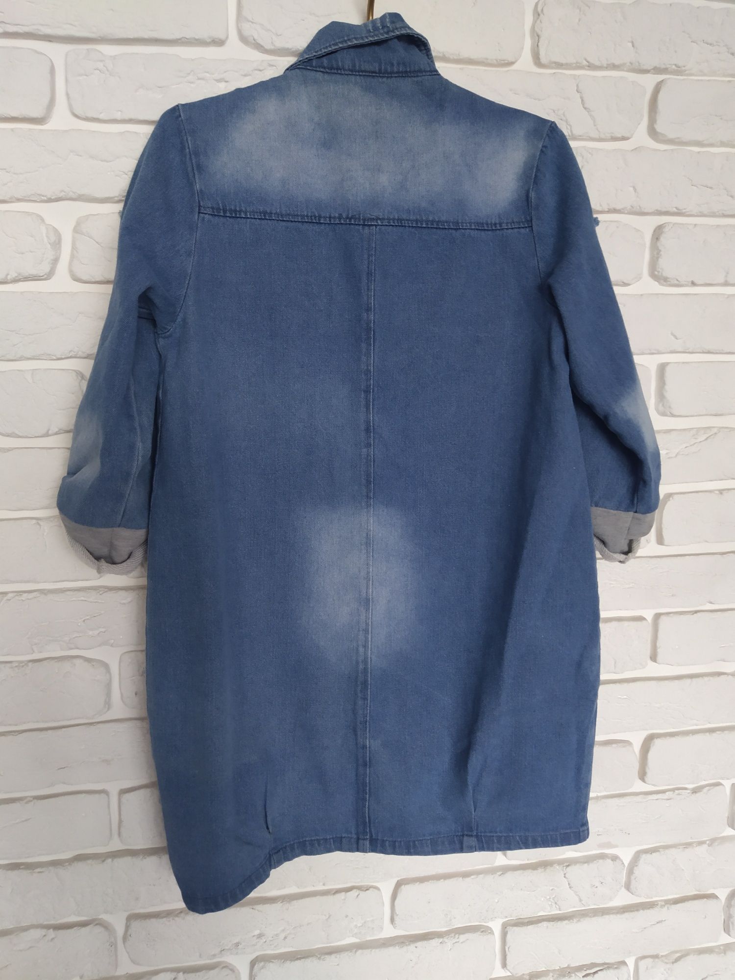 Джинсова жіноча сорочка куртка розмір С- М