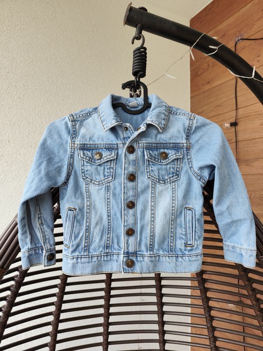 Katana kurtka katanka jeansowa dziecięca dziewczęca dziecko 4-5 lat