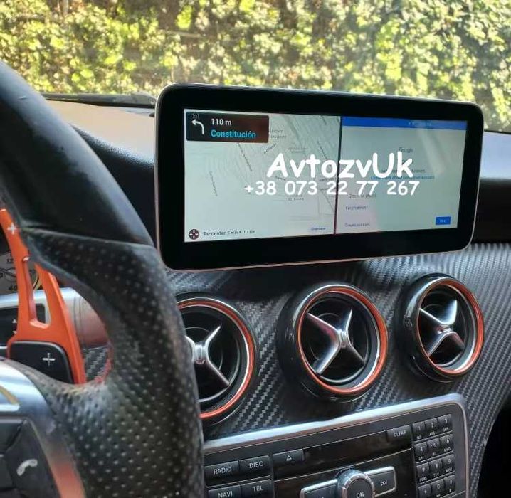 Дисплей Mercedes CLA w246 w176 w117 GLA w156 x156 CarPlay Android 14