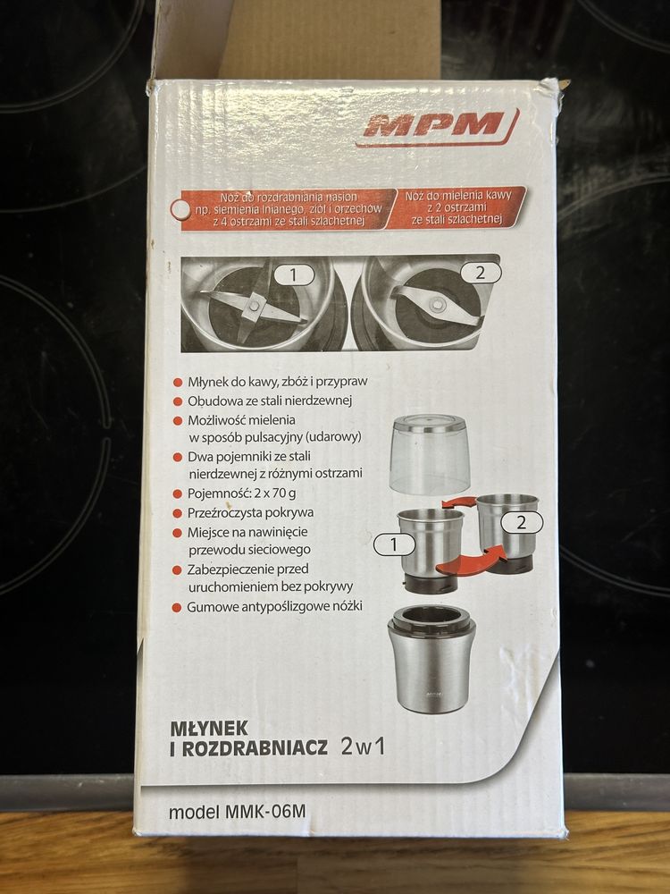 Młynek dk kawy, zbóż - MPM MMK-06M